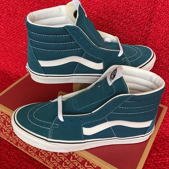 Vans Sk8-Hi Blue Coral/True White MENS - Picture 11 of 16
